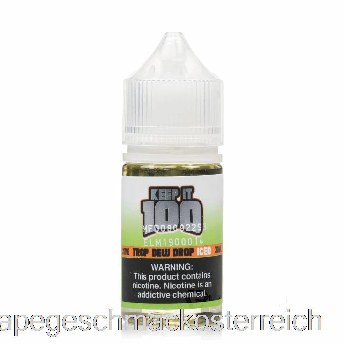 Iced Trop Dew Drop – 100 Salze Behalten – 30 Ml, 20 Mg Vape-Geschmack